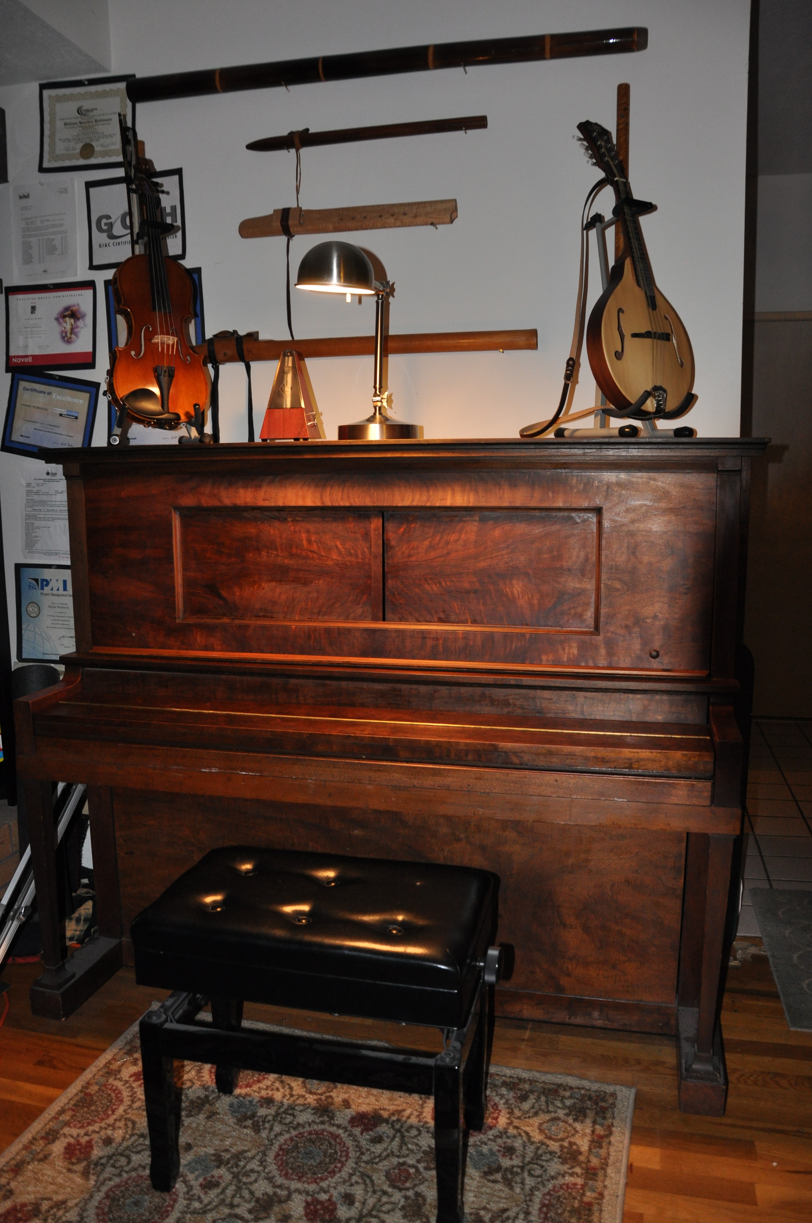 instruments collection piano