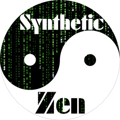 SyntheticZenYinYangLogo1plainMatrixBGwithText